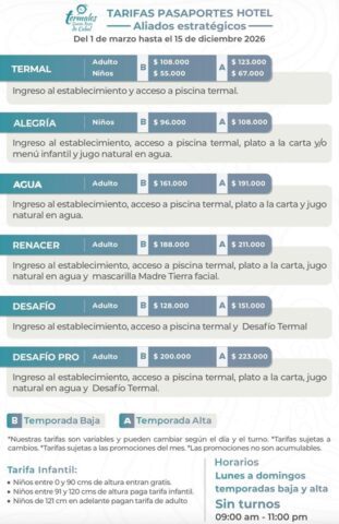 Pasaportes Termales Hotel